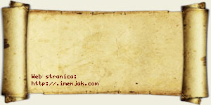 Olga Vlahović vizit kartica